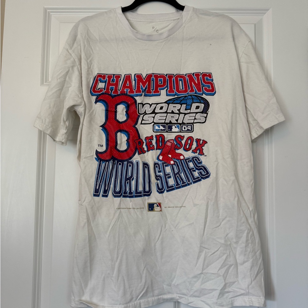Boston Red Sox World Series Champions White T-Shirt